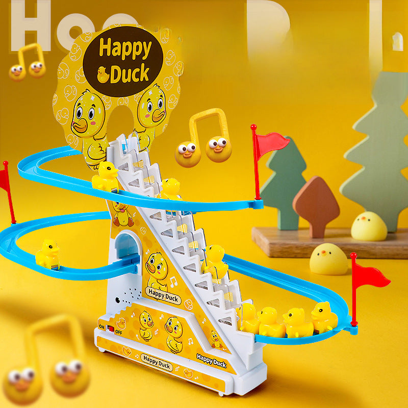 Small Duck Climbing Stairs Toy